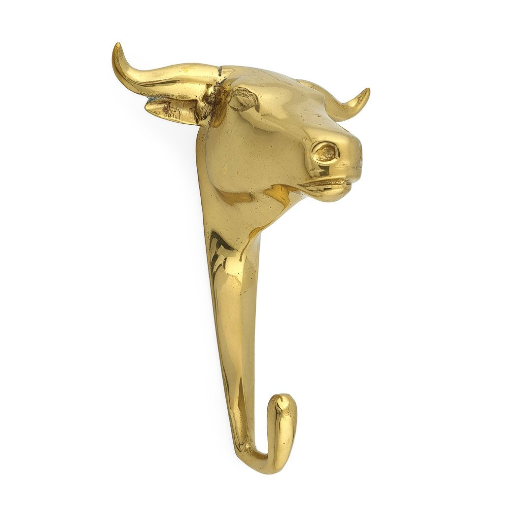 Brass Hook Bull Head