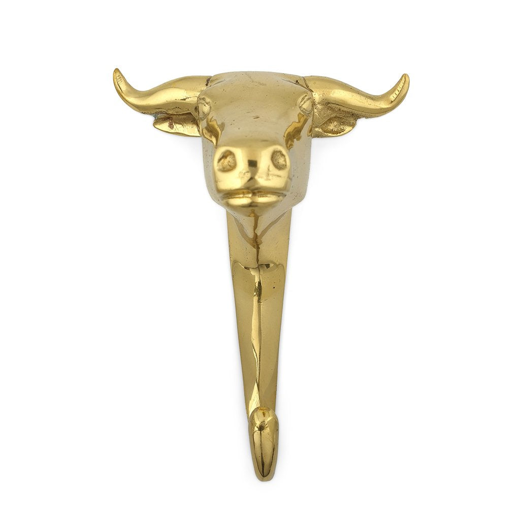 Brass Hook Bull Head