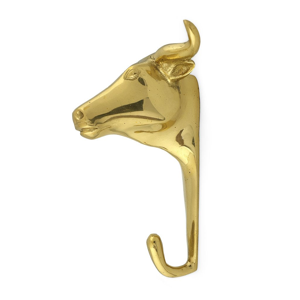 Brass Hook Bull Head