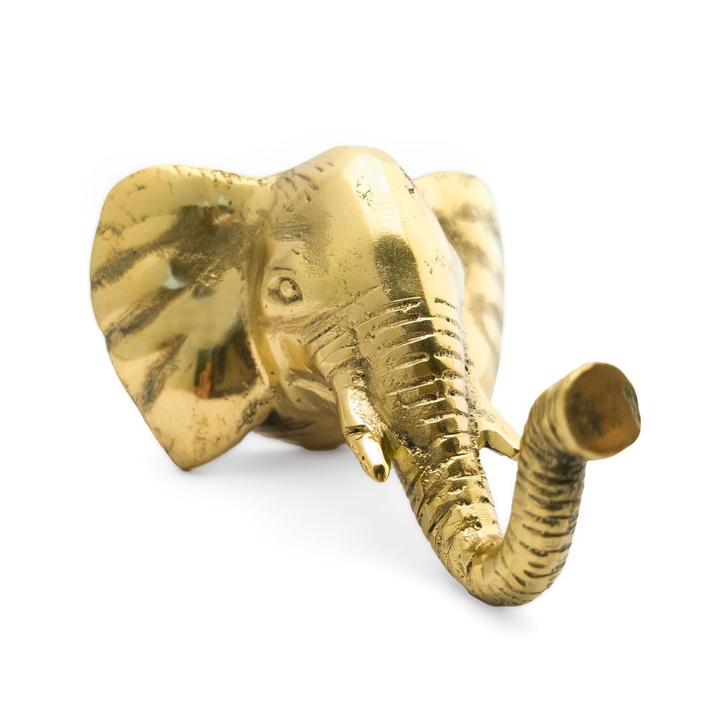 Brass Hook Elephant