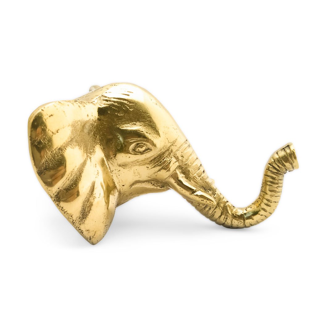 Brass Hook Elephant