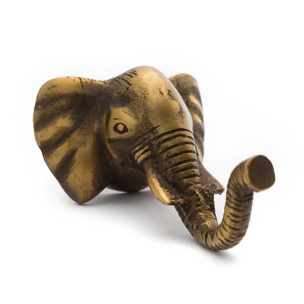 Brass Hook Elephant