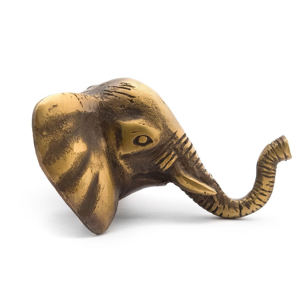 Brass Hook Elephant
